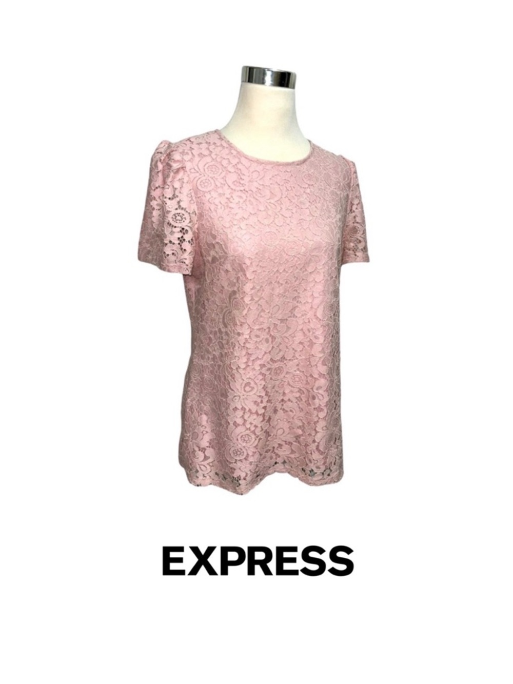 EXPRESS Pink Lace Top